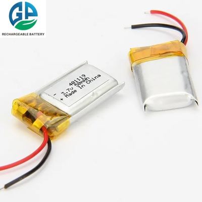 401119 Batteria ricaricabile agli ioni di litio 3.7V 50mAh con 500 volte la durata del ciclo
