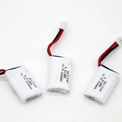 851724 Batteria polimerica ricaricabile Li-ion Lipo 3.7V 220mAh 0.814Wh 20C