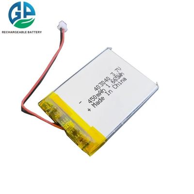 Batteria ricaricabile KC 403040 Li-ion 3.7V 1.665wh Lipo 450mAh