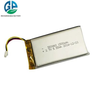 Batteria Lipo 300ma ricaricabile ad alta temperatura LP583460 ad alta capacità 3.7V per dispositivi digitali