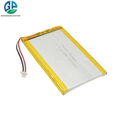 3.7v 505280 2400mah batteria al litio polimerico pacchetto 8.88wh per apparecchiatura di bellezza