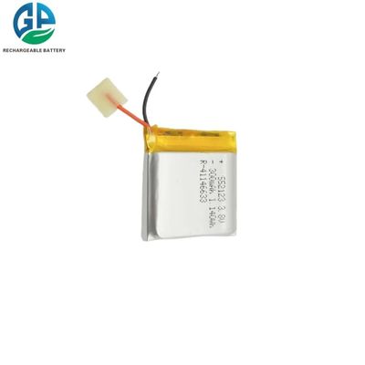 552123 Batteria ai polimeri di litio da 3,7 V 300 mAh con 500 cicli di vita per giocattoli ed elettronica