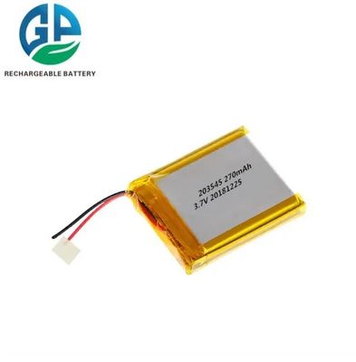 233545 Batteria al litio polimerico 270mAh 3.7V Batteria ricaricabile per Smart Watch