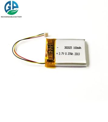 302025 3.7V 100mAh Batteria ai polimeri di litio LiPo con approvazione KC
