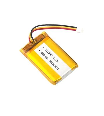 552540 Batteria Ricaricabile ai Polimeri di Litio 3.7V 540mAh Pacco Batteria LiPo Approvato KC IEC62133
