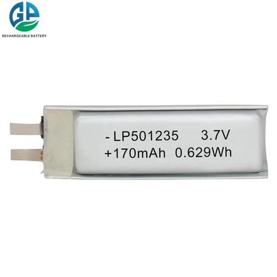3.7v 170mah Batteria al litio polimerico Un 38.3
