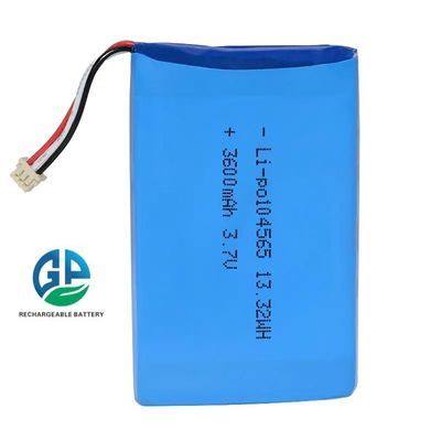104565 3.7v 3600mah Batteria Li-polimero per elettronica Power Bank