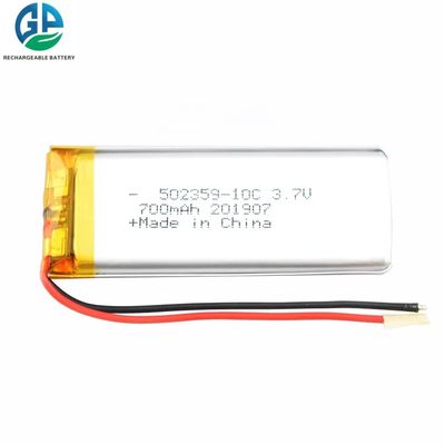 Droni 3.7 Batteria polimerica a Li 502359 700mah 10c Alta velocità di scarica