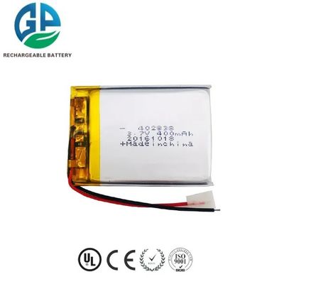 Batteria ai polimeri di litio da 400 mAh 3,7 V per dispositivi di bellezza - Batteria LiPo ricaricabile
