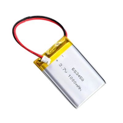 3.7v 653450 Lithium Polymer Battery Pack 1000mah 1200 Mah per le unità digitali