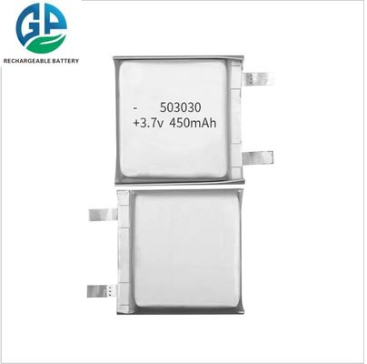 503030 3.7V 450mAh Lithium Polymer Battery Pack con 500 volte la durata del ciclo per i dispositivi di bellezza