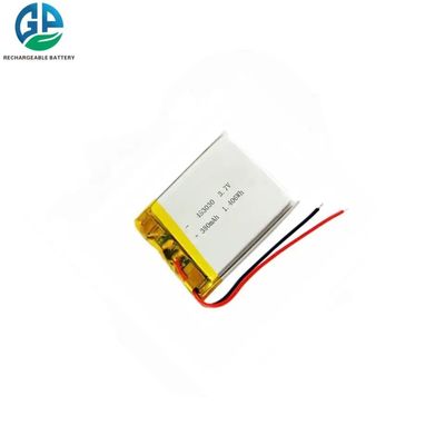 Batteria ai polimeri di litio LiPo da 3,7 V 380 mAh certificata UN38.3 per prodotti digitali