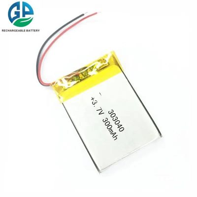99% Efficienza 3.7V 300mAh 500 Cicli di Vita Pacco Batteria Lipo Personalizzato Batteria ai Polimeri di Litio
