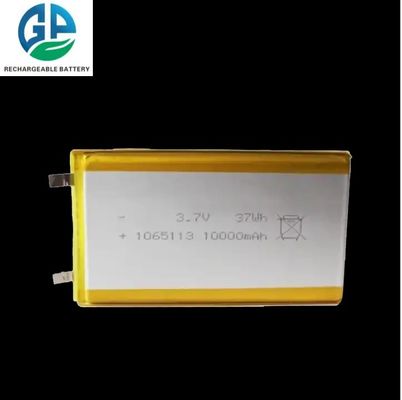 1065113 3.7V 10000mAh Batteria polimerica a Li ricaricabile KC Batteria polimerica al litio approvata