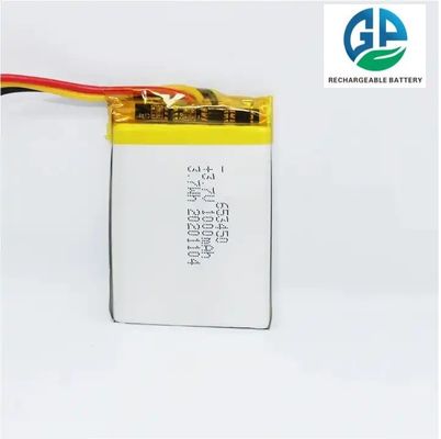 KC Approvato IEC62133 653450 3.7V 1000mAh Lithium Ion Li Polymer Battery Pack 500 volte durata del ciclo