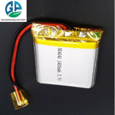 UN38.3 3.7v 1400mah Batteria Li-polimero 904040 Lithium-polimero KC CB IEC62133 Approvato