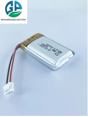 3.7V 400mAh Ricaricabile batteria al litio polimerico con 500 volte la durata del ciclo