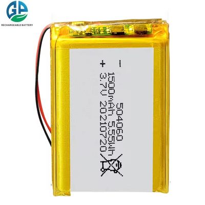 504060 3.7v 1500mah Batteria Lipo-Litio-Polimero Per Prodotti Digitali CE ROHS KC Approvato