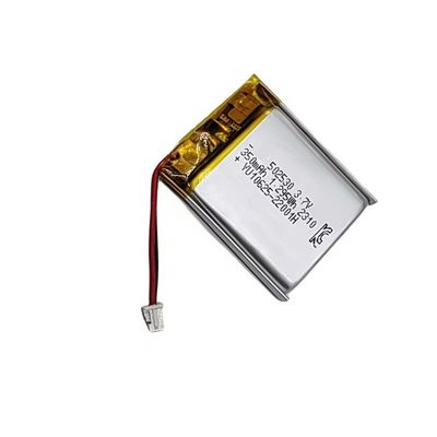 Batteria ai polimeri di litio ricaricabile KC CE Approved 502530 3.7V 350mAh