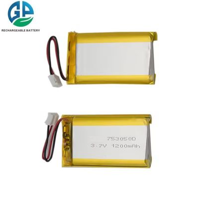 Gpe 753050 3.7v 1200mah Batteria ricaricabile al litio polimerico KC Approvata