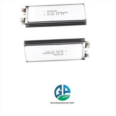 Certificazione KC 3.7v 1000mAh 402780 Piccola batteria al litio polimerico di alta qualità batteria ricaricabile al litio polimerico