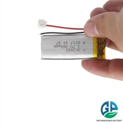 Batteria polimerica al litio ad alta capacità 3.7v 800mah li polimero batteria pura a ciclo profondo batteria agli ioni di litio 802050