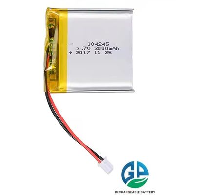 KC approvato 104245 ricaricabile 3.7v 2000mah Batteria Lipo polimerica al litio di alta qualità