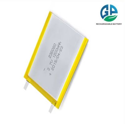Batteria ricaricabile Gpe con batteria Lipo batteria polimerica batteria ricaricabile 1200mah 3.7v 236080 con PCB e connettore