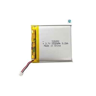 KC Ricaricabile 3.7v Batteria polimerica al litio 705052 2500mAh 9.25Wh Ricaricabile Batteria polimerica al litio