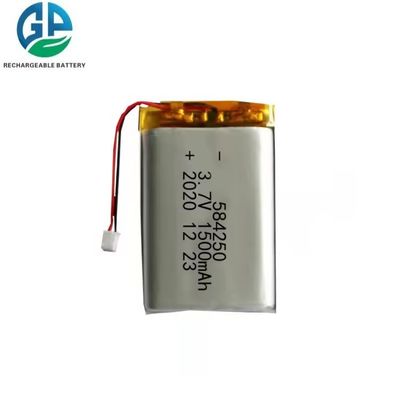 3.7V 1500mAh Lithium Polymer Battery Pack con 500 volte la durata del ciclo Alta velocità di scarica Lipo Battery