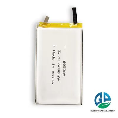 Batteria ricaricabile 3C 5C Li polimero 3000mAh 3.7V Lipo batteria 605085