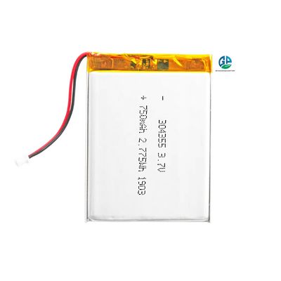 Batteria ad alta scarica 30C Max60C ricaricabile 3.7V 750Mah 304355 Batteria agli ioni di litio