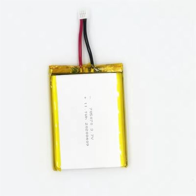 Batteria al litio polimerico ad alta scarica 3,7V 705070 3000mah Batteria al litio ad alta capacità 30C Max60C ricaricabile
