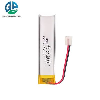 KC approvato 1200mAh 3.7v Lipo batteria ricaricabile 3.7v 1200mah 951768 batteria al litio polimerico