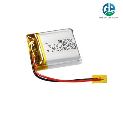 Batteria Li-Polymer da 700mAh con protezione da sovraccarico e ampia temperatura di scarica per dispositivi portatili