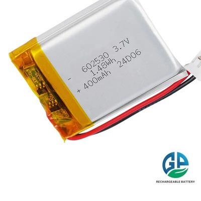 KC Alta capacità 500mah 3.7 V Batteria polimerica agli ioni di litio 500 volte Lp602530 Per Smart Watch & auricolare