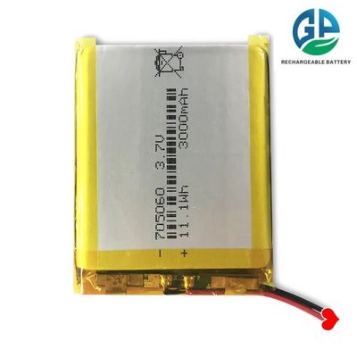 Batteria ad alta velocità di scarica 3.7V 3000mah 30C Max60C Batteria Lipo ricaricabile 705060 Pilas Celle ricaricabili