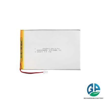 6080130 3.7V 8000mAh Batteria Ricaricabile agli Ioni di Litio Polimero LiPo