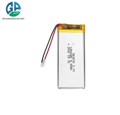 Batteria ai polimeri di litio ricaricabile Lipo da 1200 mAh 3,7 V approvata KC