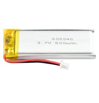 Batteria ai polimeri di litio Lipo 3,7V 500mAh 602045 ricaricabile agli ioni di litio per dispositivi di bellezza