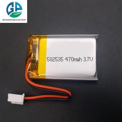 Batteria polimerica a ioni di litio ad alta capacità 582535 Batteria polimerica a ioni di litio 3 7v 480mah 470mah 460mah Batteria polimerica a litio
