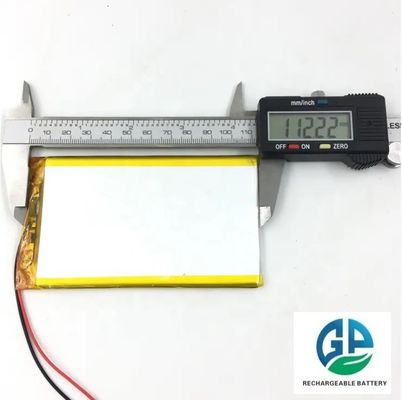 Batteria ai polimeri di litio ad alta capacità da 5000 mAh 3,7 V con vita utile di 500 cicli per power bank