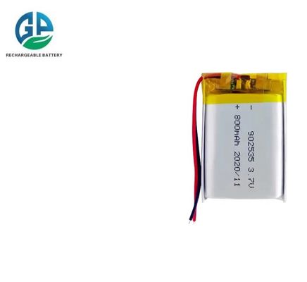 Batteria ai polimeri di litio di alta qualità da 3,7 V 800 mAh con ciclo di vita di 500 volte per dispositivi di bellezza