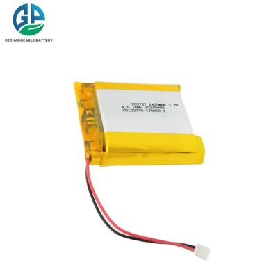 Batterie ad alta scarica 30C Max60C Li-ion 103737 3.7v 1400mah Batterie ricaricabili ad ioni di litio Li-polimero