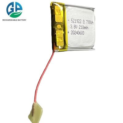 Li Polymer KC Batteria ricaricabile Lipo 3.8v 210mAh 521922 Batteria ricaricabile Lipo Batteria Pocket Cell Capacità reale Per Bluetooth