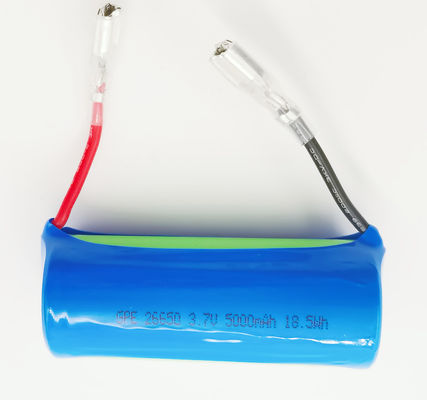 Batteria ricaricabile a ioni di litio 26650 5000mAh Batteria a cella 3.7v Batteria cilindrica