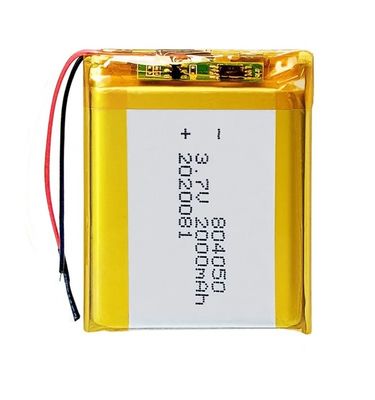 3.7v KC batteria ricaricabile in polimero di litio batteria Li-ion Lipo 2000mah 804050