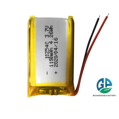 Batteria al litio polimerico Alta potenza 102540 Alta qualità Mini ricaricabile Lipo Batteria Certificazione approvata 3.7v 1150mAh