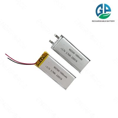Ricaricabile KC CE 3.7v 1000mah Batterie Lipo Batterie al litio e polimero 602560 1000mah Batterie al litio