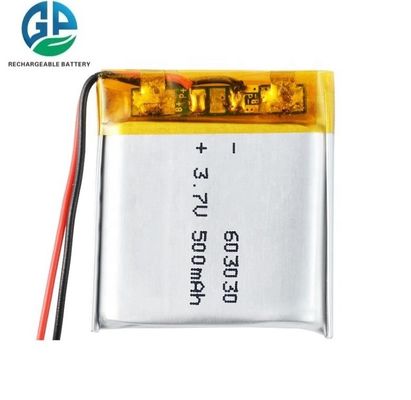 KC IEC62133 Approvato 3.7V 550mAh Batteria polimerica agli ioni di litio batteria ricaricabile Lipo